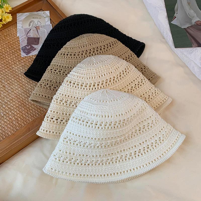 Women Hollow Out Straw Bucket  - đánh giá và giá Bucket Hat Straw