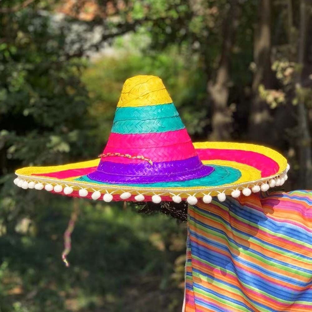 Summer Wide Brim Mexican Party - đánh giá và giá Bucket Hat Straw