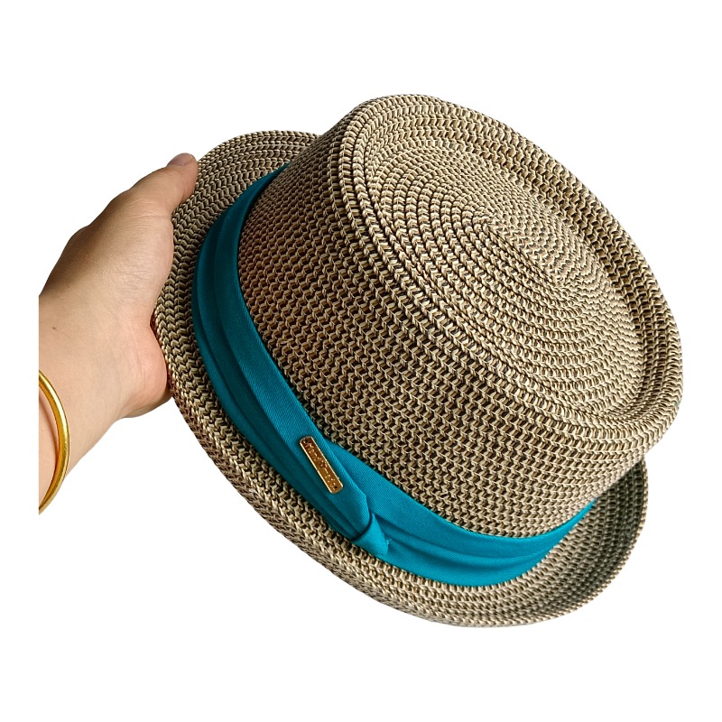 Men's Pork Pie Hat Tri-fold we - đánh giá và giá Bucket Hat Straw