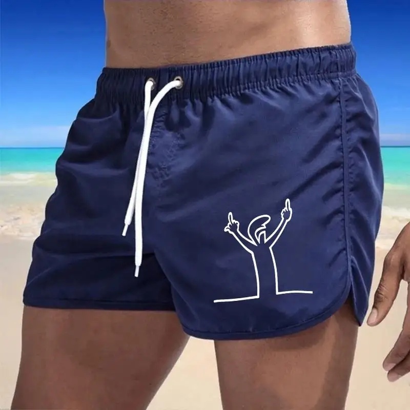 Mens Beach Shorts Print Casual - đánh giá và giá Trunks Board Surf