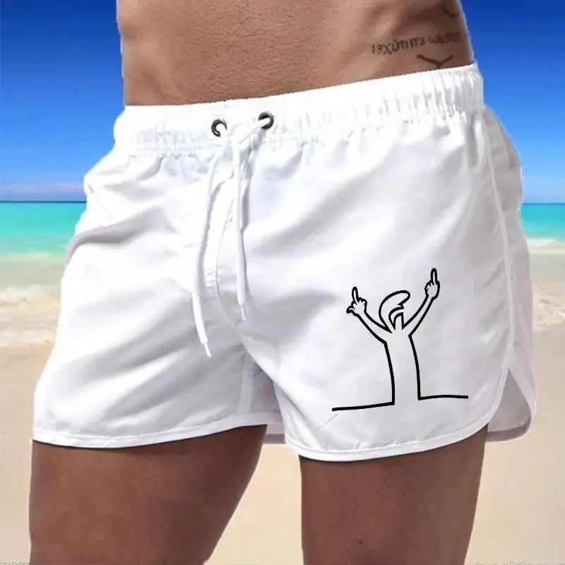 Mens Beach Shorts Print Casual - đánh giá và giá Trunks Board Surf