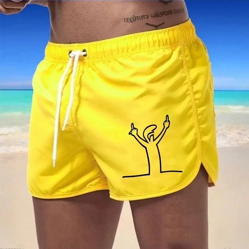 Mens Beach Shorts Print Casual - đánh giá và giá Trunks Board Surf
