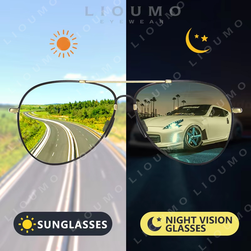 LIOUMO 2026 Aviation Luxury Su - đánh giá và giá Sunglasses Aviator Polarized