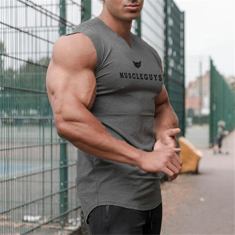 Gym Workout Breathable Men Run - đánh giá và giá Tank Top Muscle