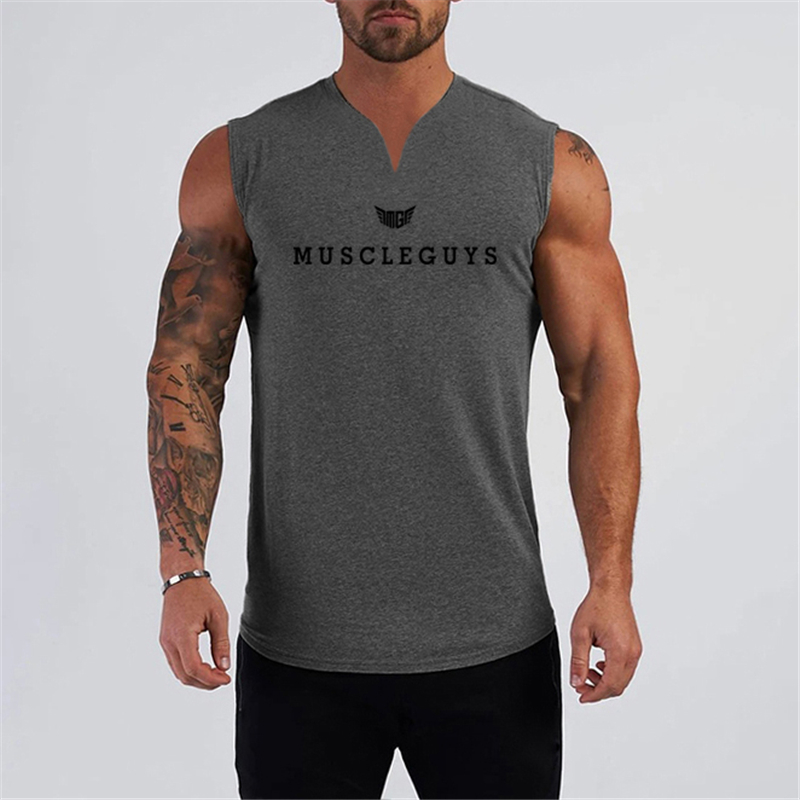 Gym Workout Breathable Men Run - đánh giá và giá Tank Top Muscle