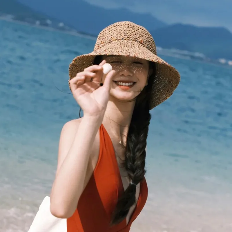 Summer Sun Hats for Women Stra - đánh giá và giá Bucket Hat Straw