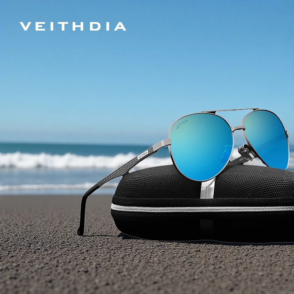 VEITHDIA Pilot Sunglasses Alum - đánh giá và giá Sunglasses Aviator Polarized