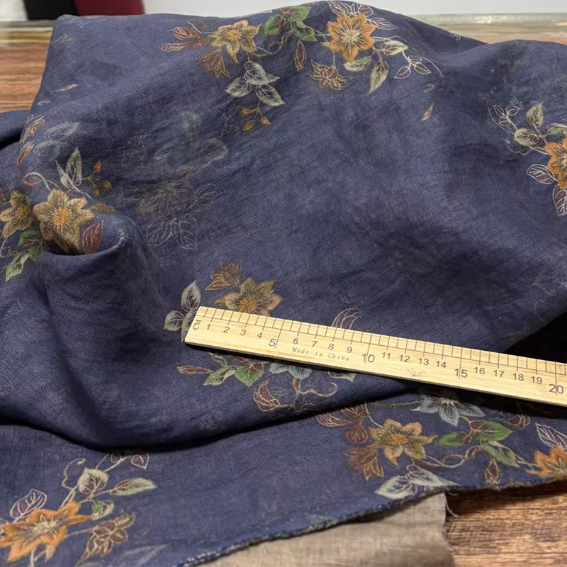 1yard High end pure flax tecid - đánh giá và giá Linen Shirt Breathable