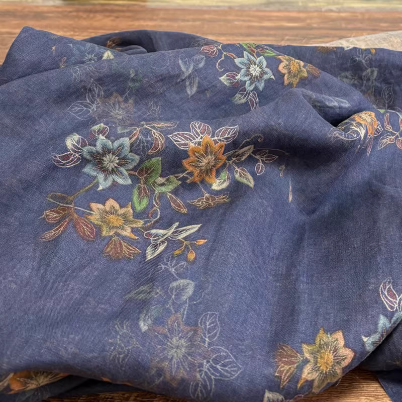 1yard High end pure flax tecid - đánh giá và giá Linen Shirt Breathable